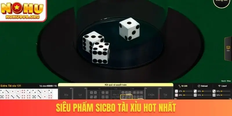 Siêu phẩm sicbo tài xỉu hot nhất